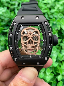 Prix de gros : Montre mécanique Super 52-01 Skeleton Skull — Mouvement automatique de plongée, verre saphir, sportive et distinctive - Product Image 3