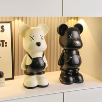 Ornements en verre Violent TV Ark Bear Eat Edge, articles de décoration pour la maison, salon, véranda, bureau, style luxe léger haut de gamme