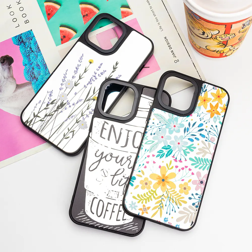 Creativity Painted Phone Case Mirror 2 in 1 phone case For iPhone 7 8 Plus 11 12 13 13 Pro Max Phone Case