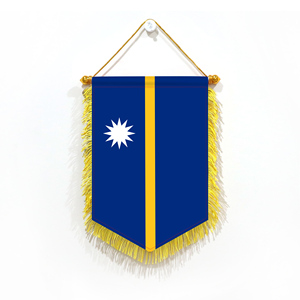 Mini 20x30cm Pennant Car Flags Nauru Wall Decor Display Accessories <b>Small</b> <b>Ornaments</b> for Hanging - Product Image 6