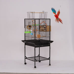 Fabrika doğrudan tedarik kuş ev süs evcil hayvan kafesi kuş kafesi toptan papağan kafesi - Product Image 4