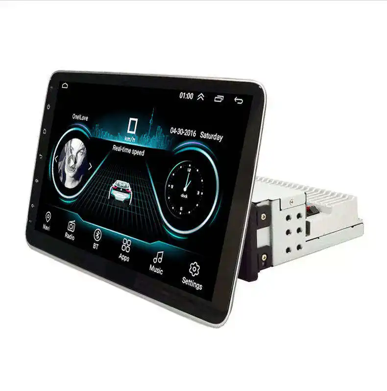 Universal 1 Din Auto Multimedia Player 9/10-Zoll-Touchscreen Autoradio Stereo Video GPS WiFi Autoradio Android Video Player