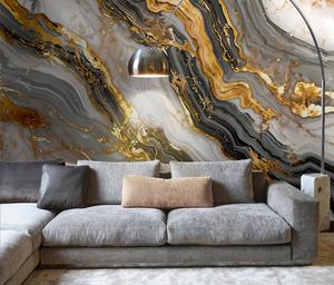 Panel de Pared PET con Textura de Mármol Carbón Moderno, Ignífugo, Impermeable, Insonorizante, Decoración de Pared de Alta Gama para Sala de Estar, Hotel, <span class=keywords><strong>Suite</strong></span> - Product Image 1