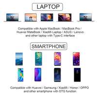 Base de Conexión Universal para Portátil USB-C 12 en 1, Salida de Video Triple MST Hub con HDMI Dual 4K, VGA, RJ45 Ethernet, Adaptador de Entrega de Energía de 100W