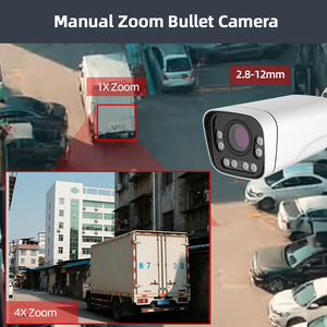4k 8MP 5MP POE đầy màu sắc HD <span class=keywords><strong>IP</strong></span> Hướng dẫn sử dụng 2.8-12mm 4x zoom Bullet Máy ảnh ngoài trời IR-CUT tầm nhìn ban đêm không thấm nước IP66 CCTV máy ảnh - Product Image 3
