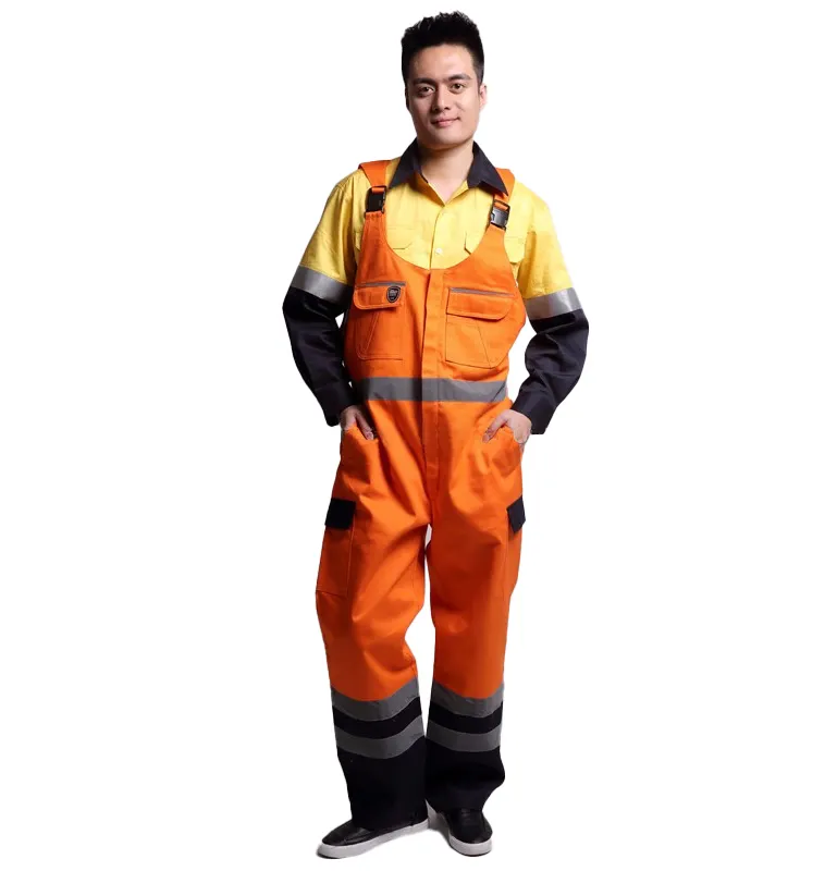 Bán buôn chống cháy an toàn FR chống cháy làm việc quần áo quần yếm Overalls Quần áo bảo hộ lao động cho nam giới