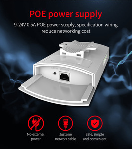 1km <strong>point</strong> to <strong>point</strong> outdoor WiFi bridge <strong>2.4GHz</strong> outdoor WiFi CPE <strong>access</strong> <strong>point</strong> 300Mbps 9dBi - Product Image 4