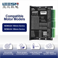 Controlador de Motor Paso a Paso de 2 Fases DE86, 6A, 18-80V, Nema 34, Controlador de Bucle Cerrado, Controlador CNC de Eje Único Híbrido, Motor de 16 Micropasos