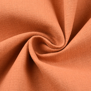 Cotton Canvas <b>Fabric</b> 8*8 Slub Woven Plain Dyed Medium <b>Weight</b> 120GSM Breathable For Coat Jacket Apparel - Product Image 3