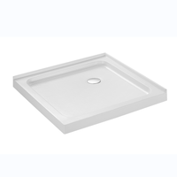 Base de douche et receveur en acrylique moderne, vente directe d'usine, receveur de douche certifié CUPC pour salle de bain