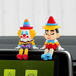 Cute Small Rubber Car Dashboard Shaking Leg Figurine Interior <b>Accessory</b> for Book Desktop Decoration Vehicle Interior Kits - Product Image 1