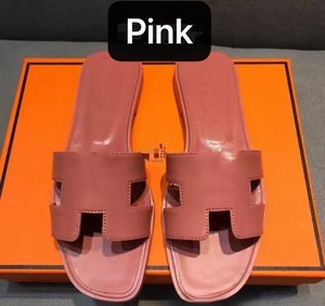 Sandales plates style classique à bride unique en cuir <span class=keywords><strong>d</strong></span>'<span class=keywords><strong>agneau</strong></span>, pantoufles pour femmes, adaptées aux jeunes filles - Product Image 4