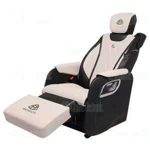 定制躺椅座椅豪华面包车座椅可调t带腿托适用于w447的各种大型mpv