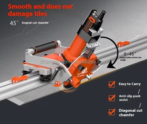 เครื่องตัดกระเบื้องเซรามิกไฟฟ้าความแม่นยำสูง 220V แบบออร์บิทัล พร้อมใบมีดแบบดัน-ดึง สำหรับงานลบมุมและตัดตรง - Product Image 3