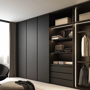 <span class=keywords><strong>Armadio</strong></span> Cabina Moderno di Lusso 2026 Più Venduto con <span class=keywords><strong>Ante</strong></span> in Melaminico e Toletta Integrata - Product Image 2