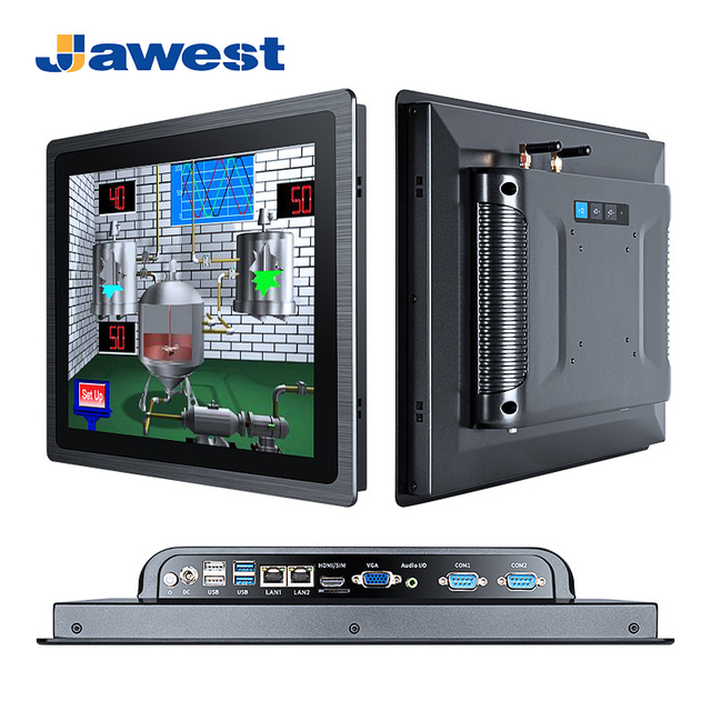 Automation 10.1 21.5inch Industrial Touch Panel PC IP65 Fanless VESA USB RJ45 J1900/J6412 1920x1080 8GB Touch Screen All-in-One