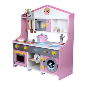 Toysrunner Wooden <b>Plastic</b> <b>Kitchen</b> Toys Set for Kids Role Play Cooking Colorful Fruit Vegetables-Developing Intelligence Ages 5+ - Product Image 3