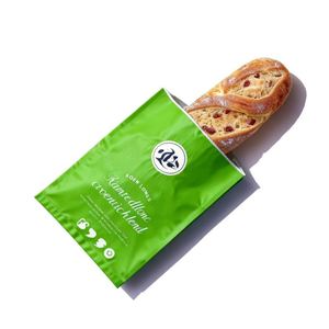 Custom Logo Printed Burger Packaging Biodegradable Greaseproof <b>Paper</b> <b>Bags</b> with Screen Printing - Product Image 6