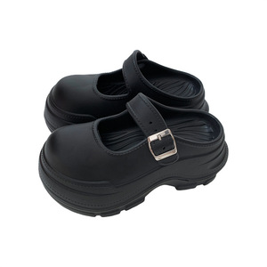 Sandales Mary Jane d'été pour femmes, rehaussantes, avec semelle souple et rembourrée, chaussures de jardin et mules tendance pour l'extérieur - Product Image 5