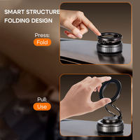 Support magnétique universel pour téléphone de voiture HEYBINGO avec rotation à 360° pour tableau de bord, compatible avec les téléphones mobiles de 3 à 7 pouces