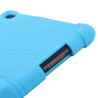 Lenovo Tab 4 8 TB-8504X durumda darbeye dayanıklı silikon Kickstand arka kapak için Lenovo TAB4 8 TB-8504 TB-8504F TB-8504N çocuklar