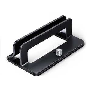 UGREEN LP258 Adjustable Aluminum Vertical Laptop <b>Stand</b> Single Slot Desktop Holder for Notebook <b>Tablet</b> Storage - Product Image 1