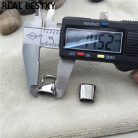 Mode 316L acier inoxydable connecteurs breloques homard fermoir ajustement plat en cuir Bracelet fabrication de bijoux bricolage résultats en gros