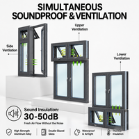 ARTÍCULO PATENTADO |   Ventanas Corredizas de Aluminio Personalizadas para Villas y Casas, Ventanas Aisladas Insonorizadas con Reducción de Ruido