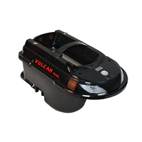 Bateau télécommandé étanche Boatman Vulcan Mini avec navigation GPS, lumières LED et retour automatique intelligent