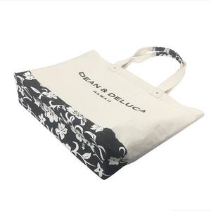 定制帆布冬季纯色拉链大容量手提包流行 Rakuten 时尚潮流购物印花包 - Product Image 3