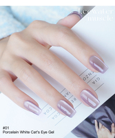 Vernis Gel UV Effet Œil de Chat Clair de Lune Sans HEMA Écologique Végétalien Longue Durée Magnétique en Bouteille pour Professionnels de Salon