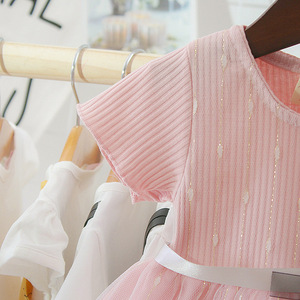 Nuevo Vestido de Verano para Niña, Ropa Infantil al por Mayor, Vestido de Manga Corta Estilo Princesa de Alta Calidad - Product Image 4