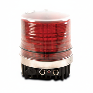Vertex 102 Red Cylindrical Traffic Warning <b>Lamp</b> - Product Image 2