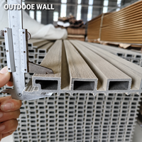 Revêtement mural extérieur pour cour et jardin, panneau mural composite bois-plastique co-extrudé anti-UV et imperméable