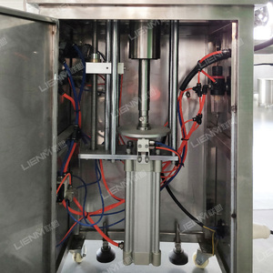 LIENM Remplisseuse de pâte <span class=keywords><strong>semi</strong></span>-automatique avec chauffage mixte haute viscosité Cire pour cheveux Cosmétique Pâte Machine de remplissage à piston - Product Image 6