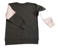 Zora Baby Meisjes Casual Kledingset Hoge Kwaliteit Biologisch Katoenen Breiwerk Geruite T-shirt en Joggingbroek met Trekkoord Meerkleurig