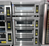 Four électrique commercial grande capacité, trois niveaux, trois plaques, automatique, haute vitesse, 20 pièces/min, pour pizza, pain, tarte aux œufs, gâteau de pommes de terre