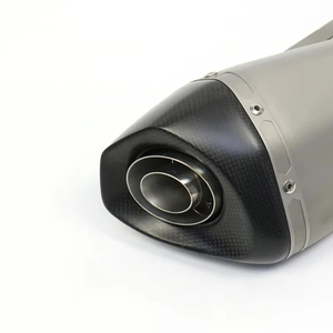 Silencieux d'échappement moto slip-on 51/60/65mm avec <span class=keywords><strong>DB</strong></span> <span class=keywords><strong>Killer</strong></span> amovible Laser pour BMW S1000RR 2010-2014 - Product Image 3
