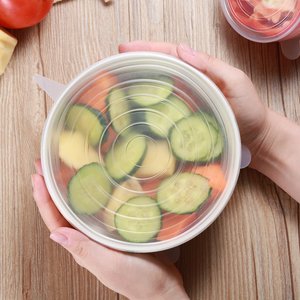 Juego de Tapas Elásticas de Silicona, 6 Tamaños, Reutilizables, para Almacenamiento de Alimentos, Tapas Flexibles para Recipientes de Todas las Formas - Product Image 6