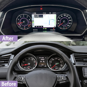 Para VW Volkswagen Tiguan L 2017-2022, Velocímetro GPS, Panel de Instrumentos LCD, Tablero Digital, Cabina Virtual, Tacómetro - Product Image 1
