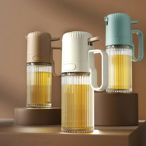 Distributeur d'huile en verre de 250 ml pour cuisine, pulvérisateur anti-fuite, bouteille de stockage d'huile pour barbecue et friteuse à air, pour huile d'olive, outils de cuisine - Product Image 2