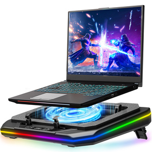 MOUNTUP RGB per Laptop Pad di raffreddamento per 13-19 pollici Max 3500RPM Gaming Laptop <span class=keywords><strong>Cooler</strong></span> per Laptop supporto di raffreddamento della ventola per Laptop - Product Image 1
