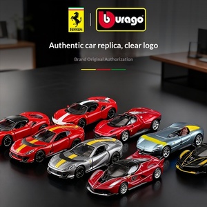 Modelo a Escala 1:64 de Bburago del Auto Deportivo FXXK <span class=keywords><strong>LaFerrari</strong></span> 488 SF90, Colección de Adornos de Aleación 812 - Product Image 5
