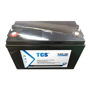 Chất lượng cao năng lượng mặt trời lưu trữ năng lượng không thấm nước Lithium BATTERIE 12V 100AH LiFePO4 Pin gói