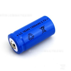 Batería de Litio 16340 <span class=keywords><strong>CR123A</strong></span> Recargable de Alta Capacidad 3.7V 1300 mAh, Puntero Láser Azul LC, Linterna de Luz Fuerte - Product Image 5