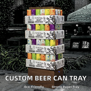 Cajas de Cartón Corrugado Reciclado de 3 Capas, Personalizadas, en Paquetes de 24/36 Unidades, con Cierre Magnético, para Almacenamiento de Cerveza, Vodka, Vino y Whisky - Product Image 2