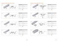 Bandes d'éclairage de plafond en plâtre à profilés Led Cloisons sèches encastrées Aluminium Extrusion de canal en option