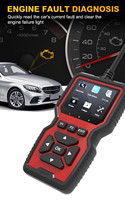 Escáner OBD2 V519, Detector de Fallas de Automóviles, Herramienta de Diagnóstico del Sistema del Motor de Plástico con Nueva Versión de Software, Modelo de Vehículo ELM327 App