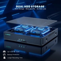 GR-N8036H2 GCraftsman NVR de 36 Canales 4K Compatible con Cámaras de Seguridad IP de 8MP, Soporta RTSP, ON-VIF, HTTP, NTP, TCP, RTMP, FTP, GB28181