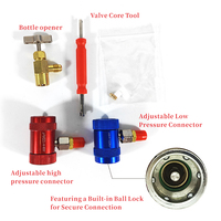 Kit de manomètres professionnels pour réfrigération R134yf, ensemble de manomètres de pression de réfrigérant HVAC